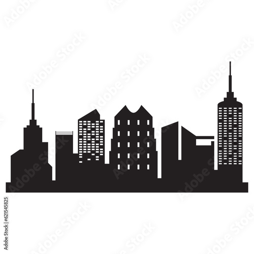 real estate icon silhouette vector