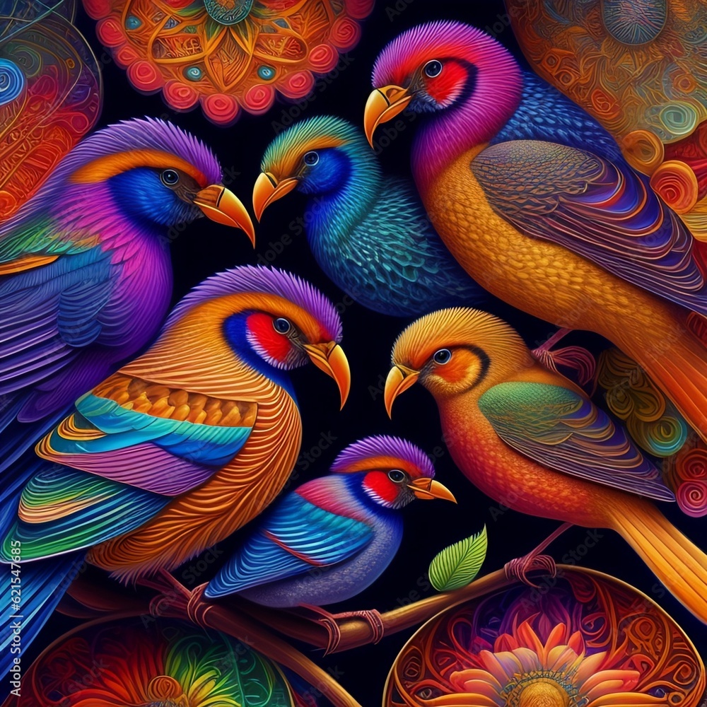 Obraz premium feather background