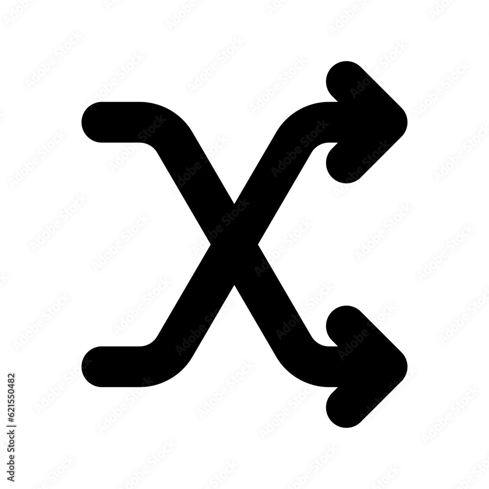 Editable vector shuffle random icon. Black, transparent white background. Part of a big icon set family. Perfect for web and app interfaces, presentations, infographics, etc Editable vector shuffle random icon. Black, transparent white background. Part of a big icon set family. Perfect for web and app interfaces, presentations, infographics, etc