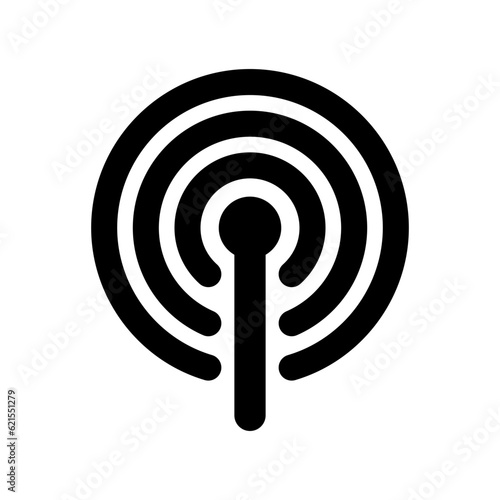 Editable vector wifi hotspot antenna icon. Part of a big icon set family. Perfect for web and app interfaces, presentations, infographics, etc