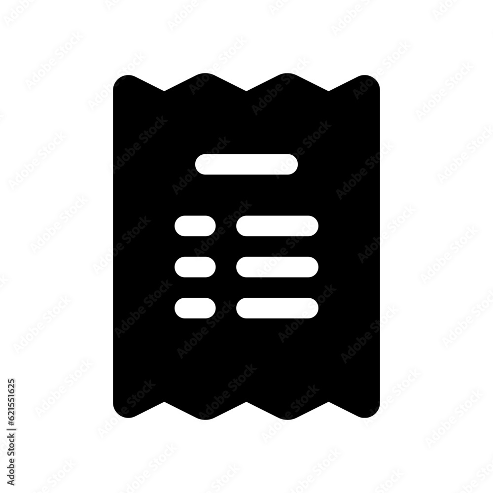 Editable invoice, receipt vector icon. Part of a big icon set family. Perfect for web and app interfaces, presentations, infographics, etc Editable invoice, receipt vector icon. Part of a big icon set family. Perfect for web and app interfaces, presentations, infographics, etc