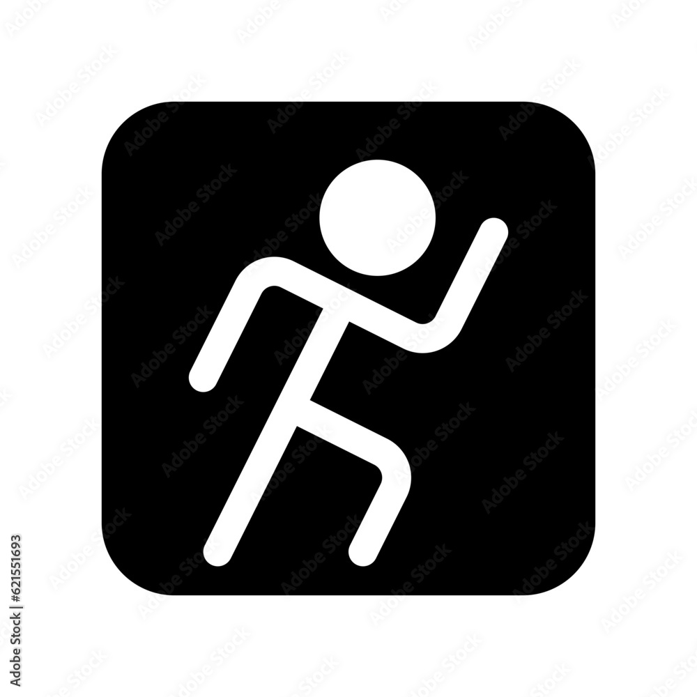 Editable running stick figure, action vector icon. Part of a big icon set family. Perfect for web and app interfaces, presentations, infographics, etc Editable running stick figure, action vector icon. Part of a big icon set family. Perfect for web and app interfaces, presentations, infographics, etc