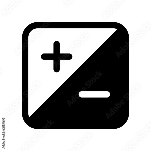 Editable photo exposure, plus and minus vector icon. Part of a big icon set family. Perfect for web and app interfaces, presentations, infographics, etc