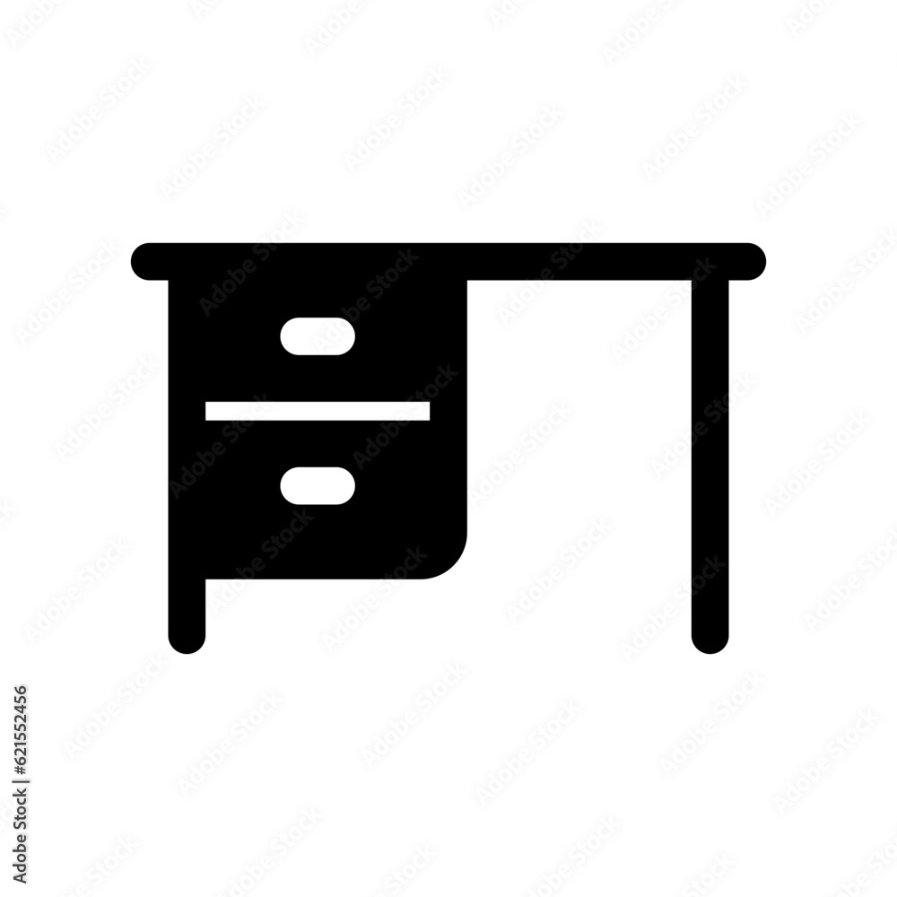 Editable office table vector icon. Part of a big icon set family. Perfect for web and app interfaces, presentations, infographics, etc Editable office table vector icon. Part of a big icon set family. Perfect for web and app interfaces, presentations, infographics, etc