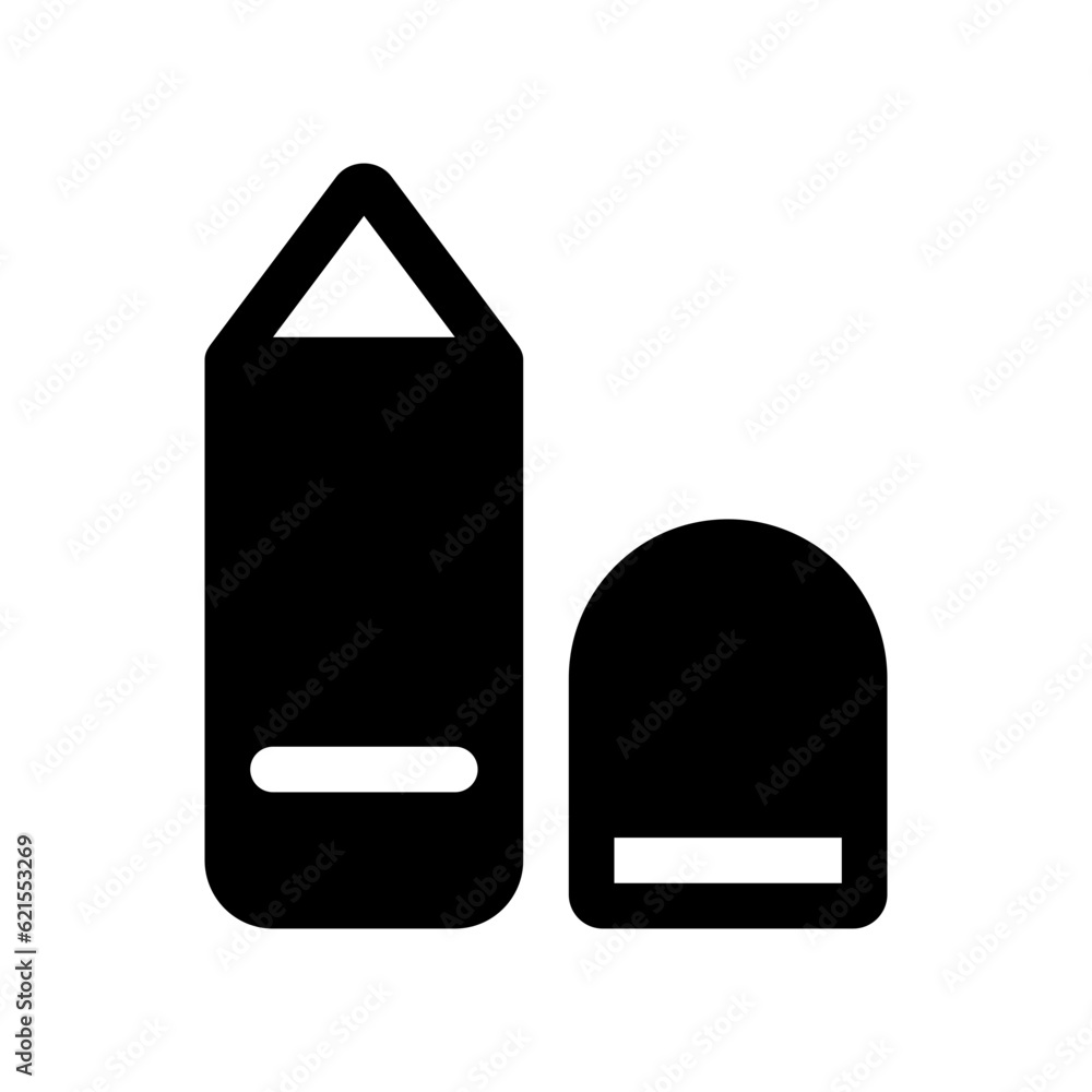 Editable lip liner vector icon. Cosmetics, makeup, skincare, beauty. Part of a big icon set family. Perfect for web and app interfaces, presentations, infographics, etc