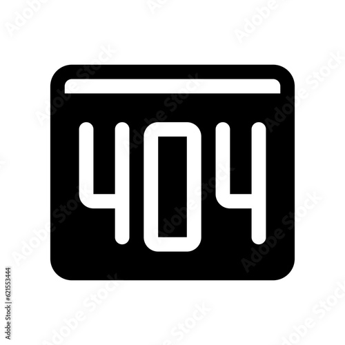 Editable 404 error, page not found vector icon. Part of a big icon set family. Perfect for web and app interfaces, presentations, infographics, etc