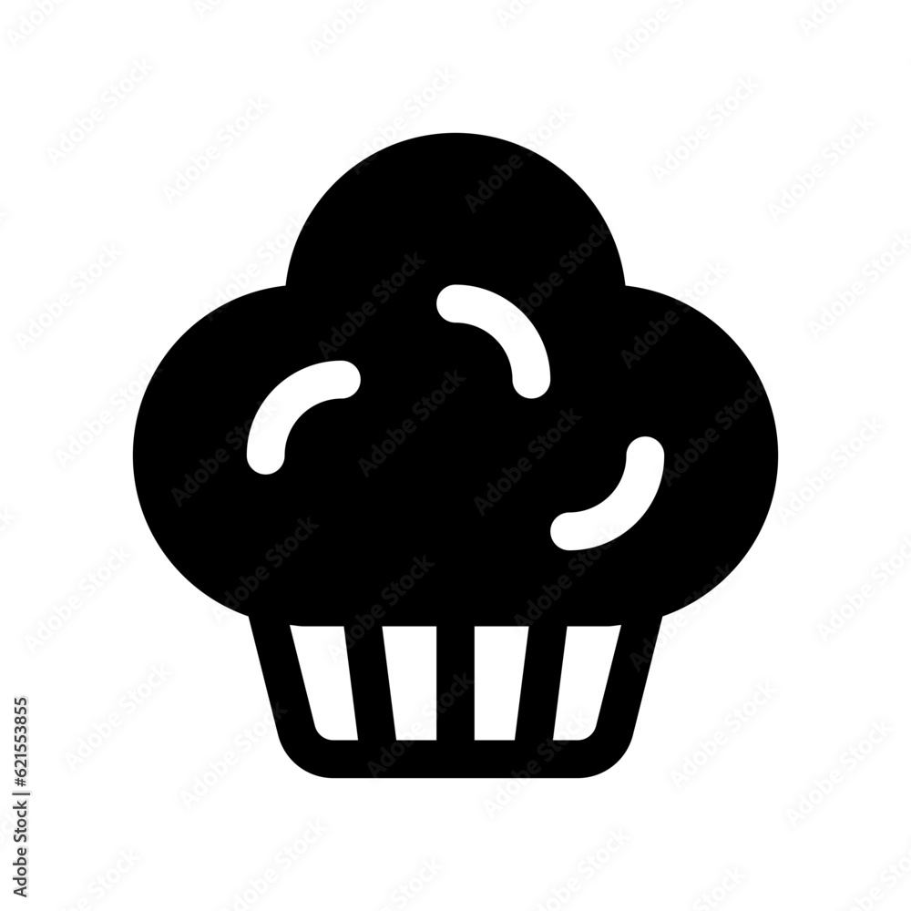 Editable muffin, cupcake, cake vector icon. Bakery, cooking, food. Part of a big icon set family. Perfect for web and app interfaces, presentations, infographics, etc Editable muffin, cupcake, cake vector icon. Bakery, cooking, food. Part of a big icon set family. Perfect for web and app interfaces, presentations, infographics, etc