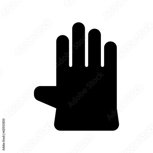 Editable rubber glove vector icon. Industry, household, gardening, landscaping. Part of a big icon set family. Perfect for web and app interfaces, presentations, infographics, etc