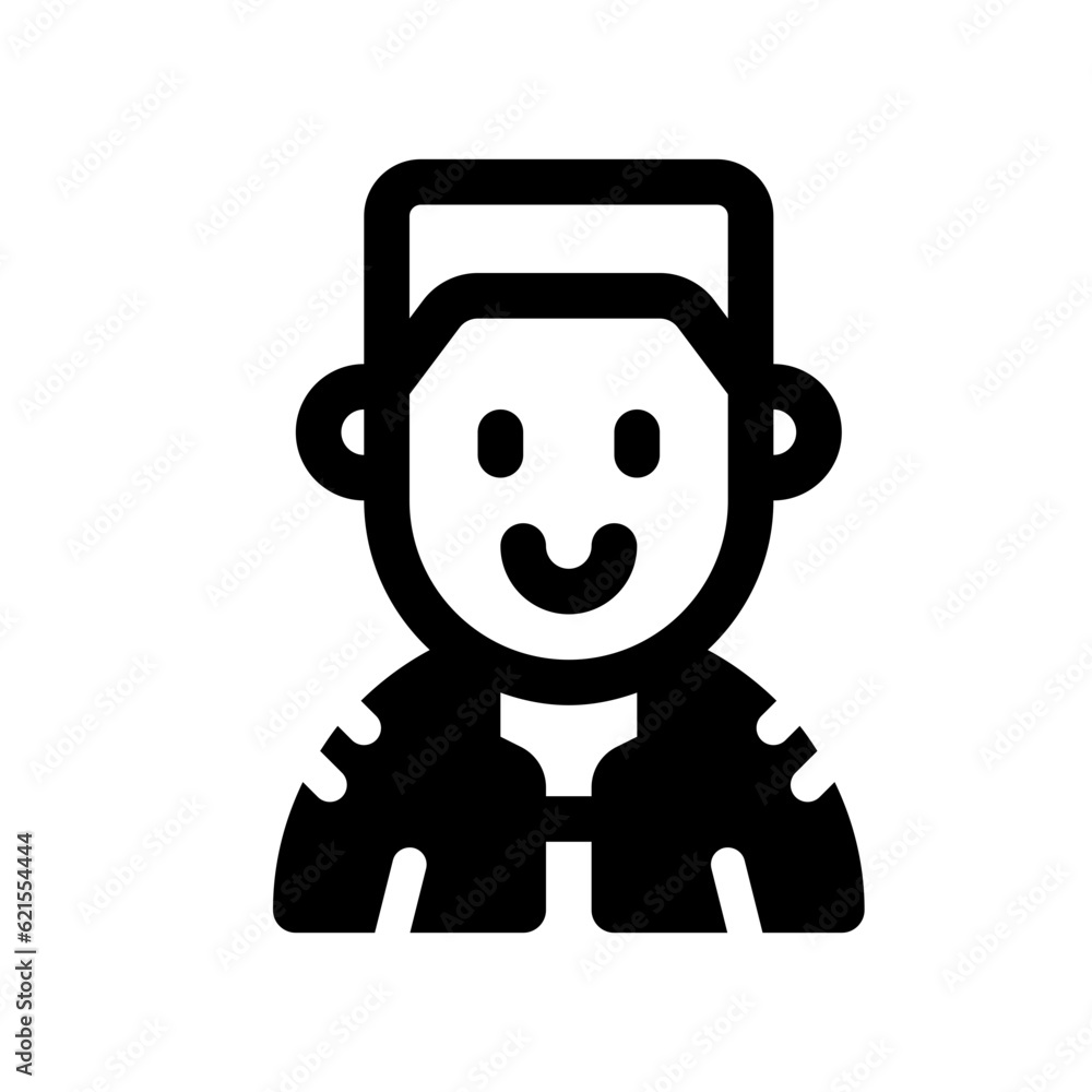 Editable person with army buzz flattop haircut avatar vector icon. User, profile, identity, persona. Part of a big icon set family. Perfect for web and app interfaces, presentations, infographics, etc Editable person with army buzz flattop haircut avatar vector icon. User, profile, identity, persona. Part of a big icon set family. Perfect for web and app interfaces, presentations, infographics, etc