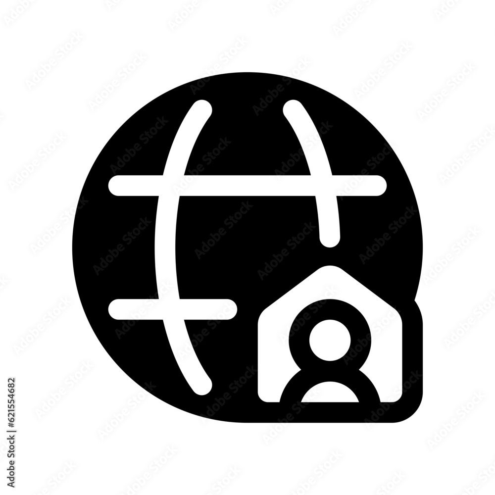 Editable internet connection, home network vector icon. Remote work, job, profession, freelance. Part of a big icon set family. Perfect for web and app interfaces, presentations, infographics, etc Editable internet connection, home network vector icon. Remote work, job, profession, freelance. Part of a big icon set family. Perfect for web and app interfaces, presentations, infographics, etc