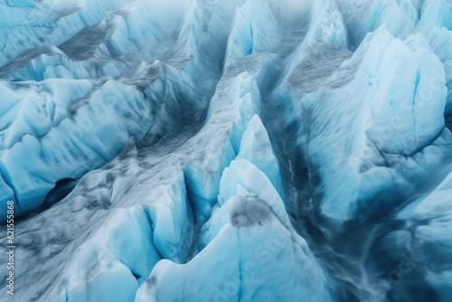 Wallpaper Mural Aerial view of a glacier Torontodigital.ca
