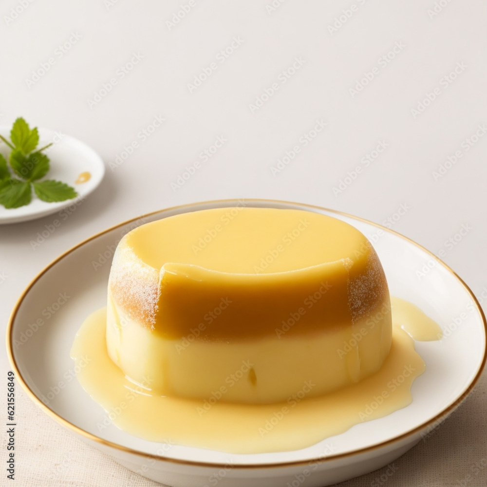 Fototapeta premium Brazilian Milk Pudding aka 