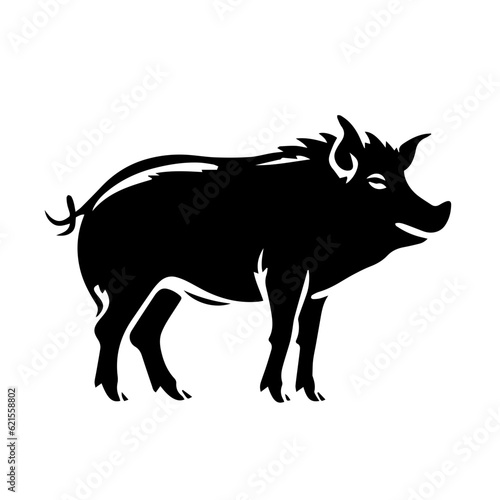 boar silhouette illustration 