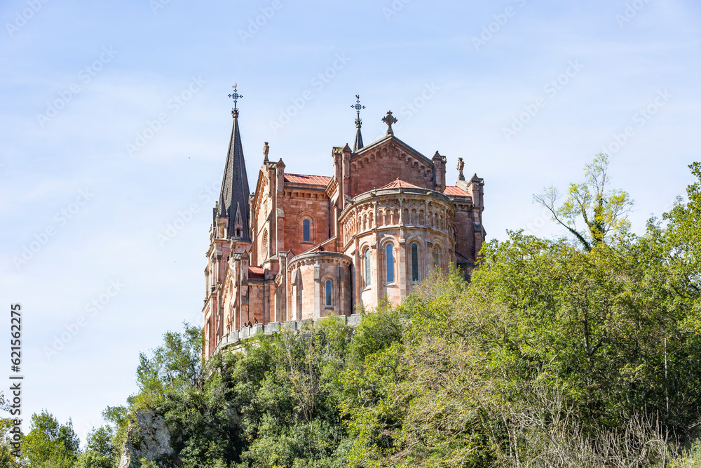 Basilica of Santa Maria la Real - Covadonga, Cangas de Onís, Picos de Europa, Asturias, Spain