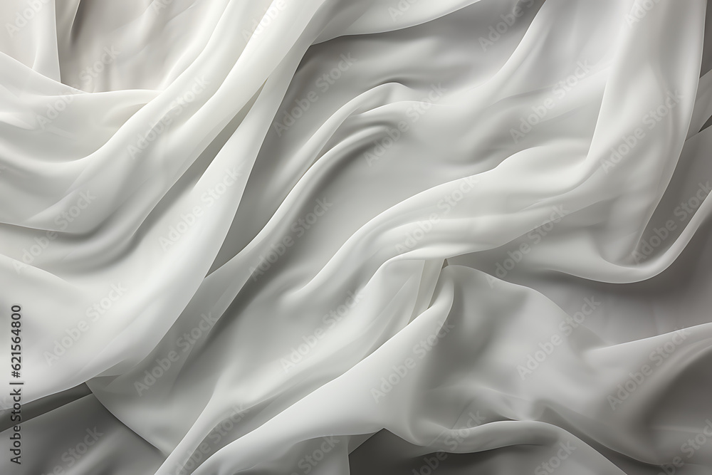 white cloth textured background created with Generative AI