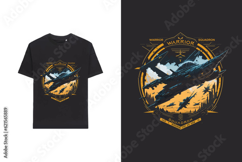 Warrior Squadron t-shirt design