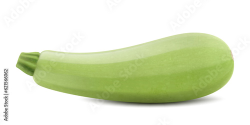 Fresh raw vegetable marrow zucchini isolated on a white background. Realistic 3d vector illustration. Can be used for advertising, packaging, banner, print, web design