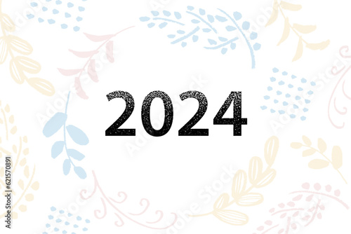 2024年のバナー ベクターイラスト
見出し　カバー