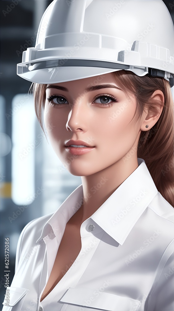 female industrial safety engineer is a professional who is dedicated to