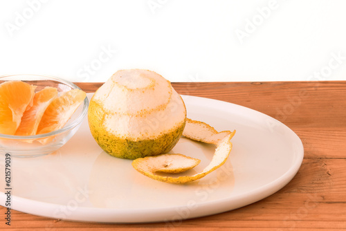 Fresh and juicy oranges ready to eat