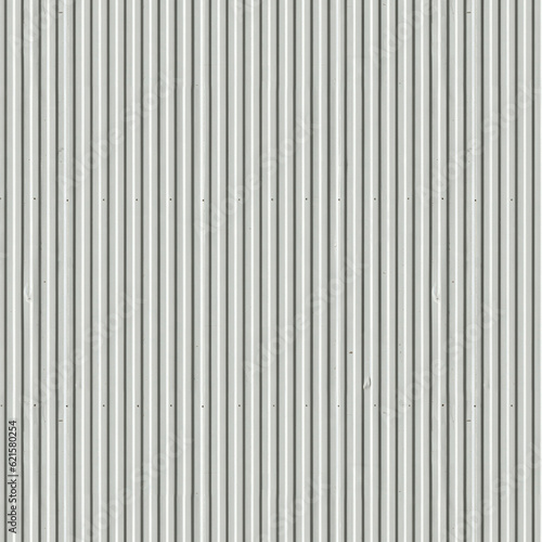 3d illustration of corrugated iron surface texture, corrugated material