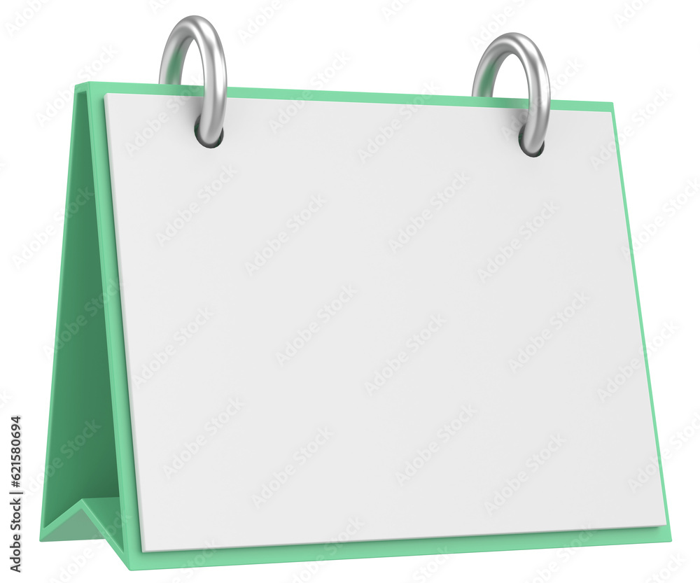 Empty calendar. 3D calendar. 3D illustration. Empty calendar. 3D calendar. 3D illustration.