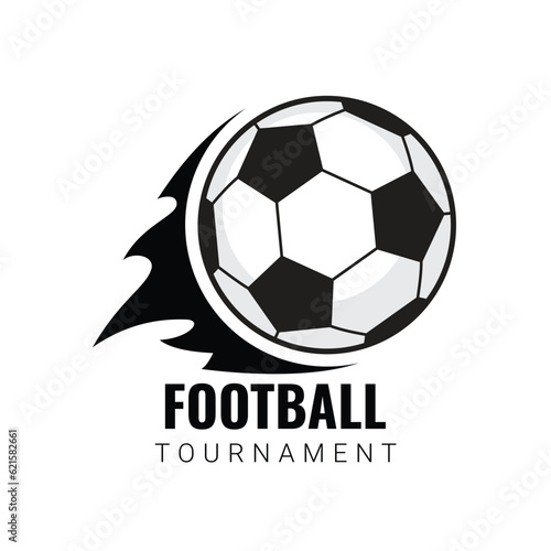 Soccer ball football tournament icons. Symbol or emblem. vector illustration