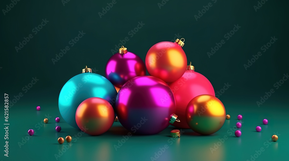 Christmas decoration. Generative Ai Christmas decoration. Generative Ai