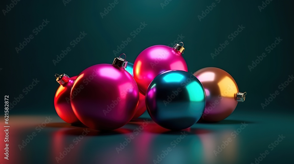 Christmas and New Year holidays concept. Generative Ai Christmas and New Year holidays concept. Generative Ai