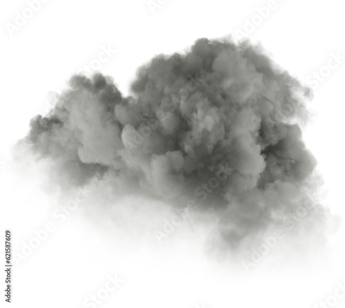 Rain clouds mystic for landscape cutout backgrounds 3d render png