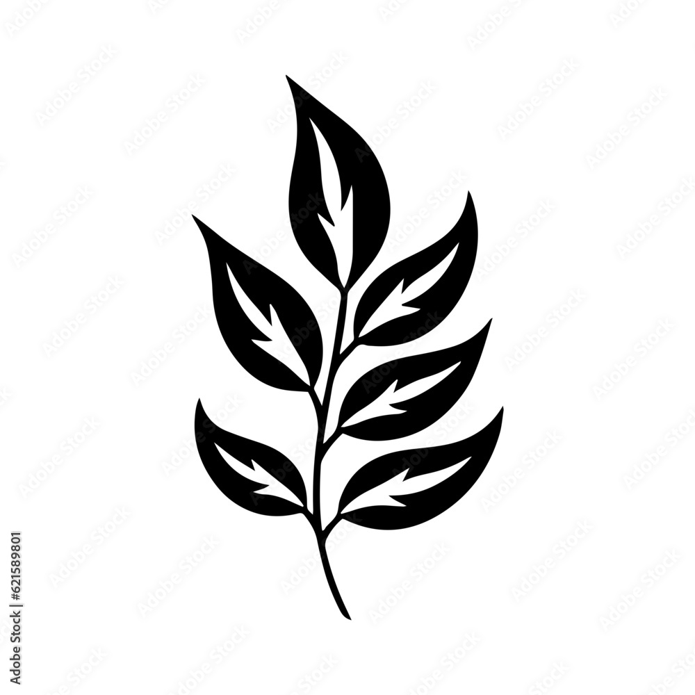 leaf silhouette illustration leaf silhouette illustration
