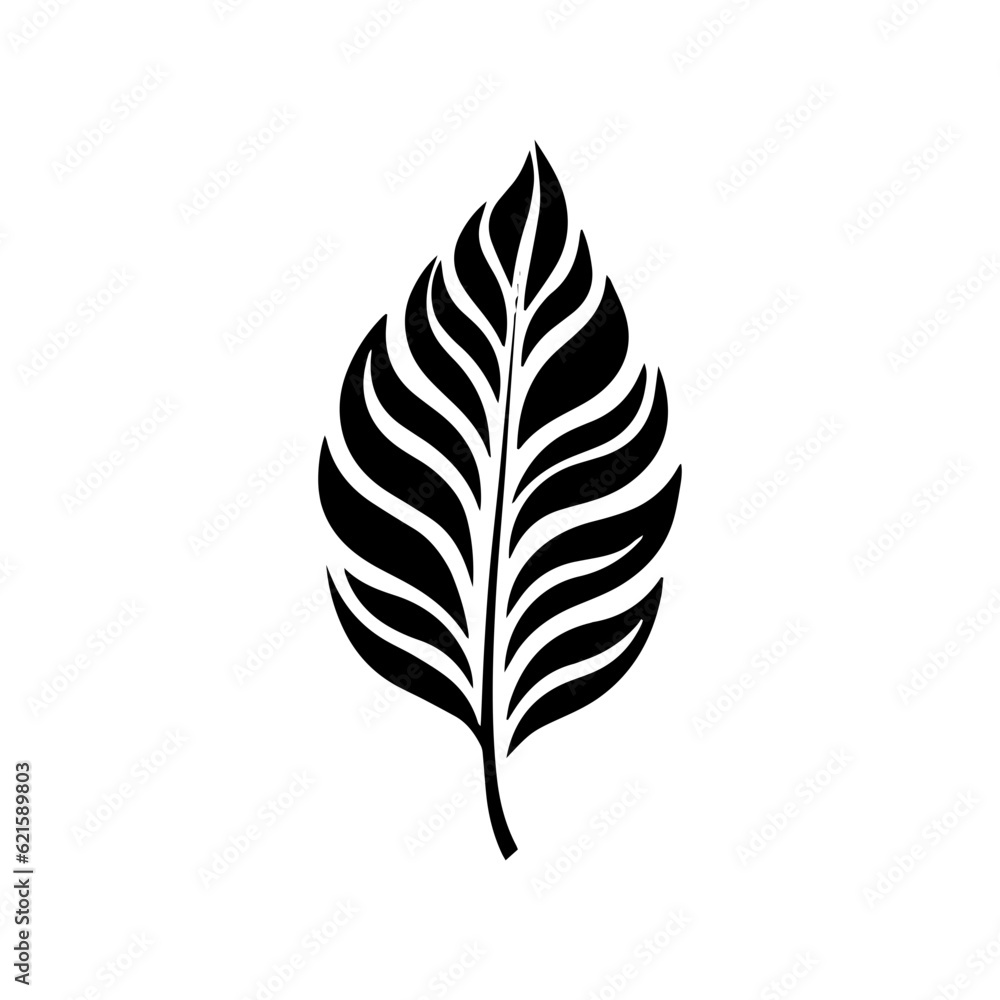leaf silhouette illustration 