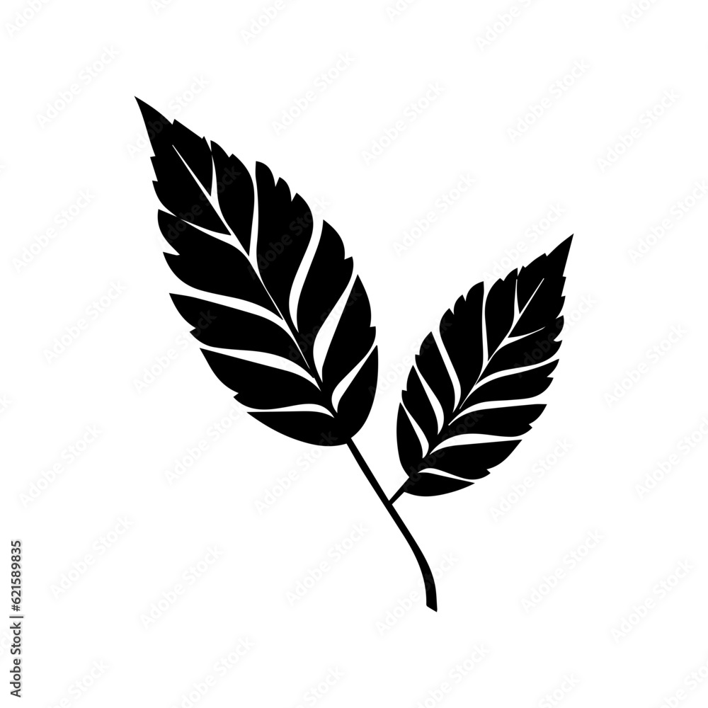 leaf silhouette illustration leaf silhouette illustration