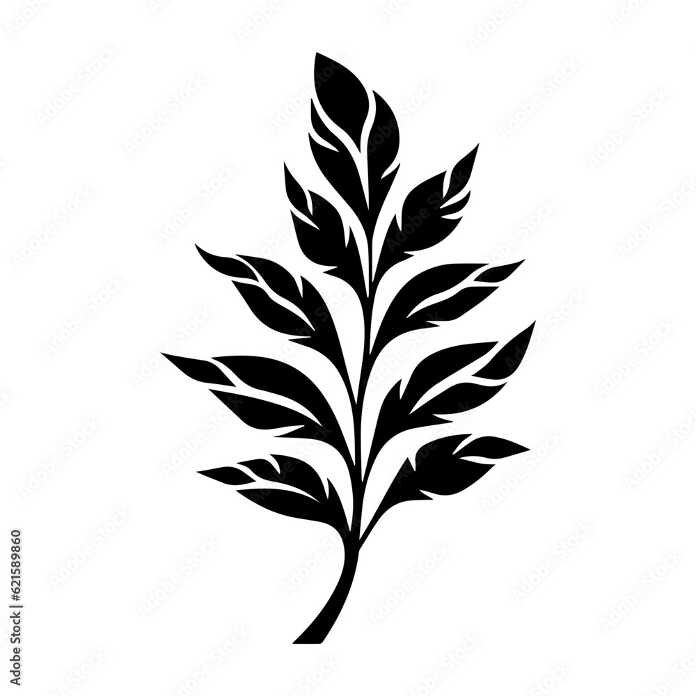 leaf silhouette illustration leaf silhouette illustration