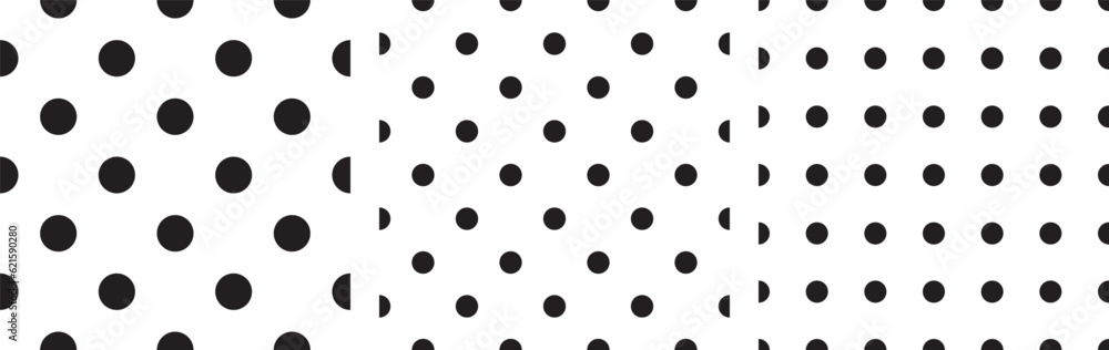 Polka dot seamless pattern Polka dot seamless pattern