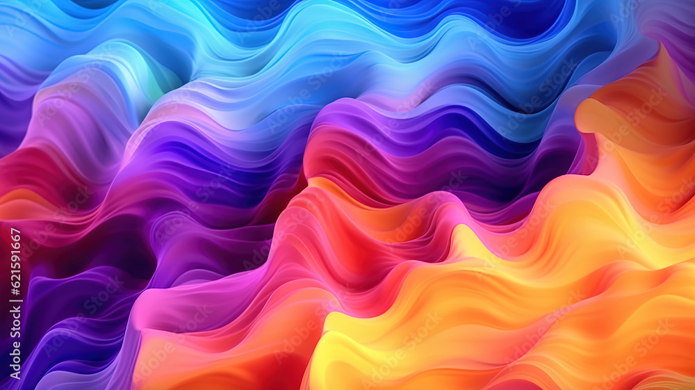Simple and seamless loop abstract video background. Generative ai