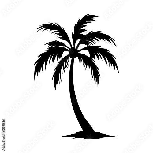 palm tree silhouette illustration 