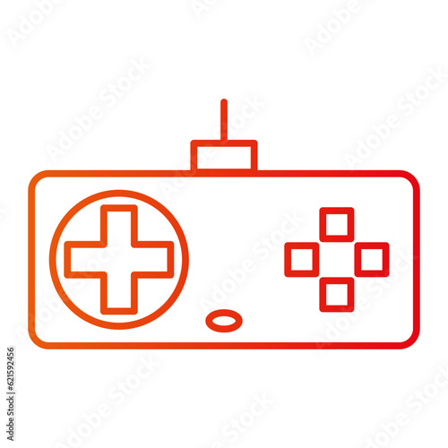 This icon is used on websites, apps or other media to indicate that the content is related to a game on a game console. This icon helps the user to quickly identify the type of game or platform being  photo