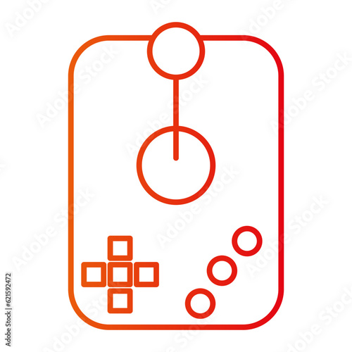 This icon is used on websites, apps or other media to indicate that the content is related to a game on a game console. This icon helps the user to quickly identify the type of game or platform being  photo