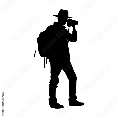 photographer silhouette illustration 