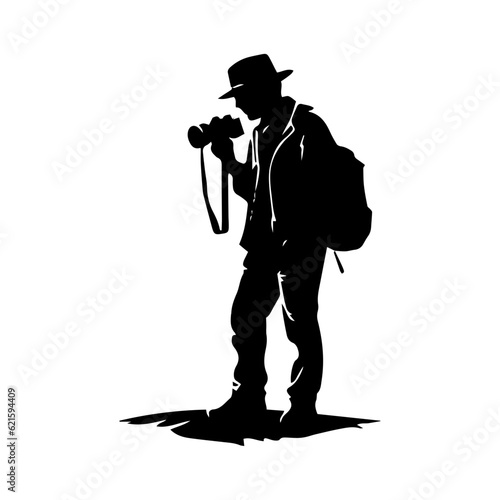 photographer silhouette illustration 