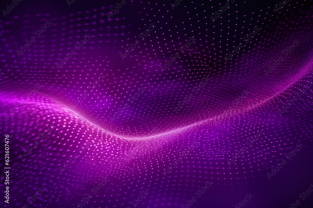 Purple background with a set of dots, an abstract image. In the style of infinity nets Purple background with a set of dots, an abstract image. In the style of infinity nets