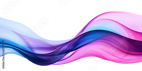 abstract colourful pink blue flowing smoke paint wave