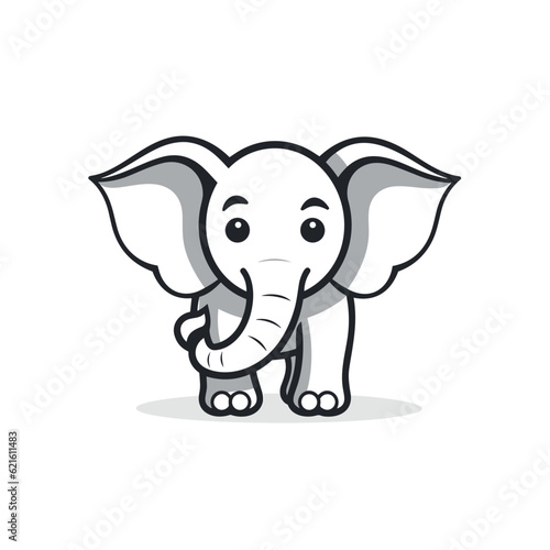 elephant with sign © Logo