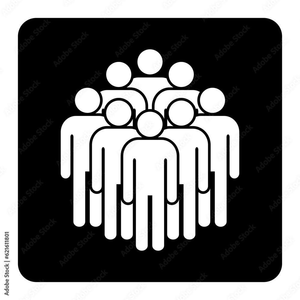 Symbol, ikona ludzi. Grafika wektorowa. Symbol, ikona ludzi. Grafika wektorowa.