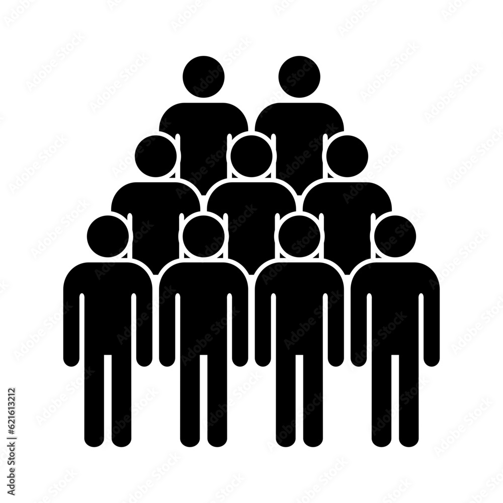 Symbol, ikona ludzi. Grafika wektorowa. Symbol, ikona ludzi. Grafika wektorowa.