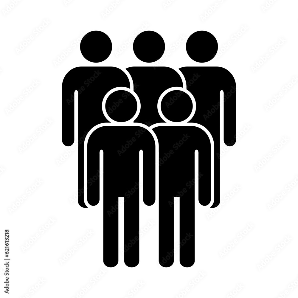 Symbol, ikona ludzi. Grafika wektorowa. Symbol, ikona ludzi. Grafika wektorowa.