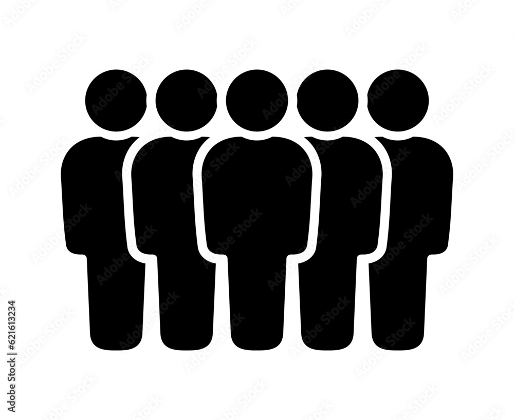 Symbol, ikona ludzi. Grafika wektorowa. Symbol, ikona ludzi. Grafika wektorowa.