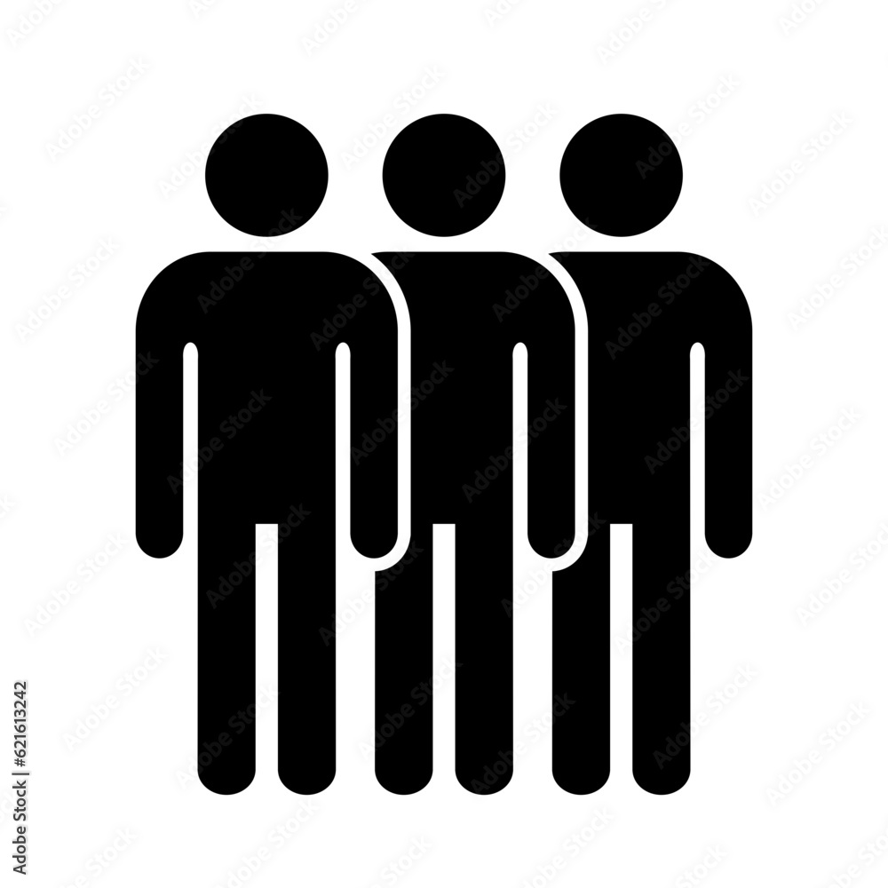 Symbol, ikona ludzi. Grafika wektorowa. Symbol, ikona ludzi. Grafika wektorowa.
