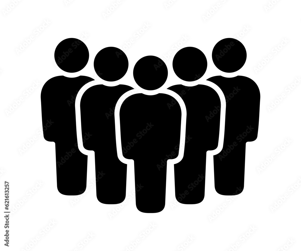 Symbol, ikona ludzi. Grafika wektorowa. Symbol, ikona ludzi. Grafika wektorowa.